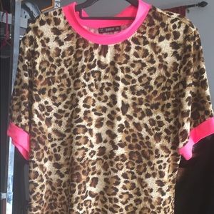 Leopard print dress